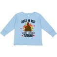 thumbnail image 3 of Inktastic Thanksgiving Funny Kids Turkey Boys or Girls Long Sleeve Toddler T-Shirt, 3 of 5