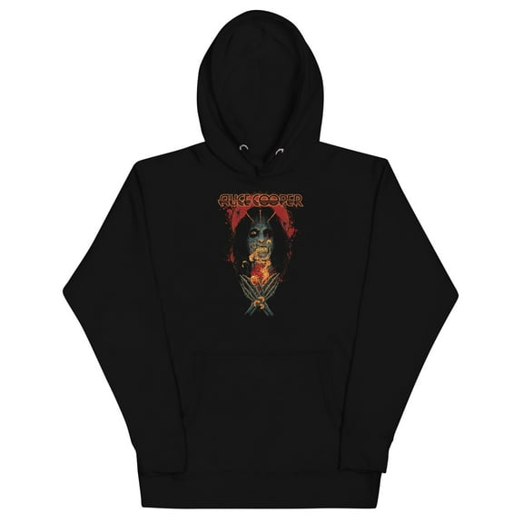 Alice Cooper - Skeleton Unisex Hoodie - Black - Small