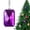 Z-3-Purple-2.75x4.52x1.57 Inch, variant on Faceted Acrylic Gemstone Ornaments, Rectangular Crystal Bauble Hangings, Jewelry Cut Xmas Tree Pendants, Transparent Plastic Jewel Decor, Multi-Faceted Rectangle Jewel Shaped Hangings 1Pcs