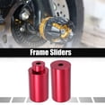 thumbnail image 2 of Unique Bargains 1 Set Frame Sliders Fairing Guard Crash Protector for Suzuki GSX-R 600 2006-2009 Red, 2 of 6