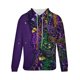 thumbnail image 5 of Sudadera con capucha para hombre, estilo casual, con cuello redondo, estampado, manga larga, blusa de poliéster, 5 of 5