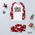 thumbnail image 6 of Penkiiy Family Christmas Pajamas Matching Sets 2024 Cute Couples Pjs Long Sleeve Holiday Jammies Xmas Loungewear Sleevewear XL Red, 6 of 6