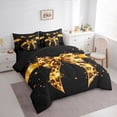 thumbnail image 3 of Castle Fairy Kids Teens Adults Old Fashion Cheetah Print Bow Twin Bedding Sets 7-Piece,Cartoon Bow Knot Bedding Comforter Set Microfiber,Bling Glitter Breathable Sheet Sets,Luxury Bedroom Decor, 3 of 8