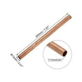 thumbnail image 2 of Uxcell 13mm OD 1mm Wall Thickness 200mm Length Copper Round Tube 2 Pack, 2 of 5