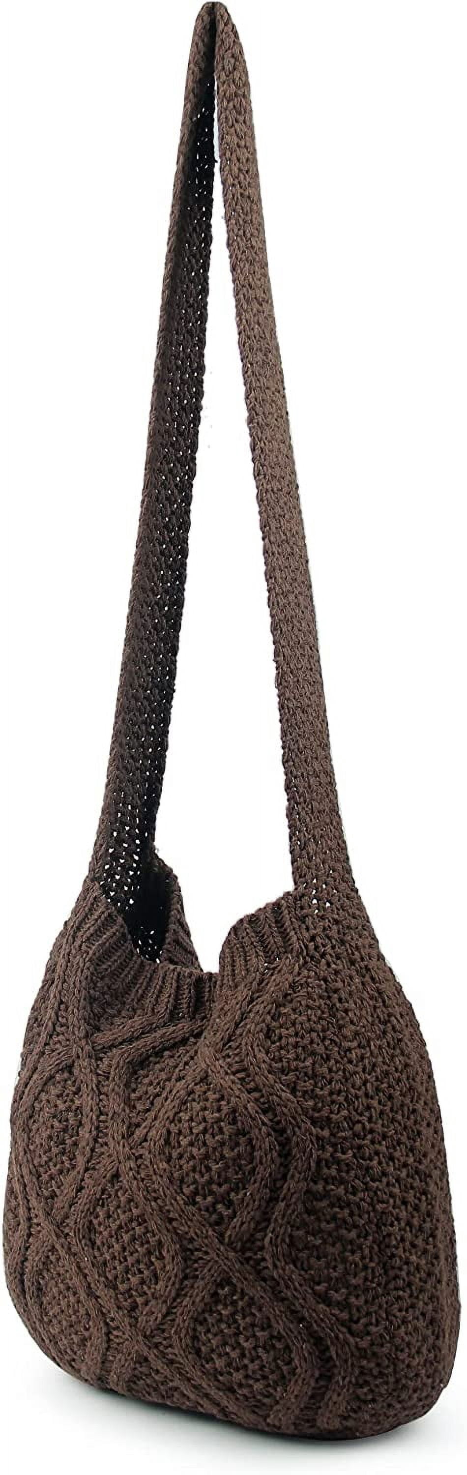CoCopeaunts Women's Shoulder Handbags Crochet Bags Shoulder Shopping Bag tote bag aesthetic canvas tote cute tote bags