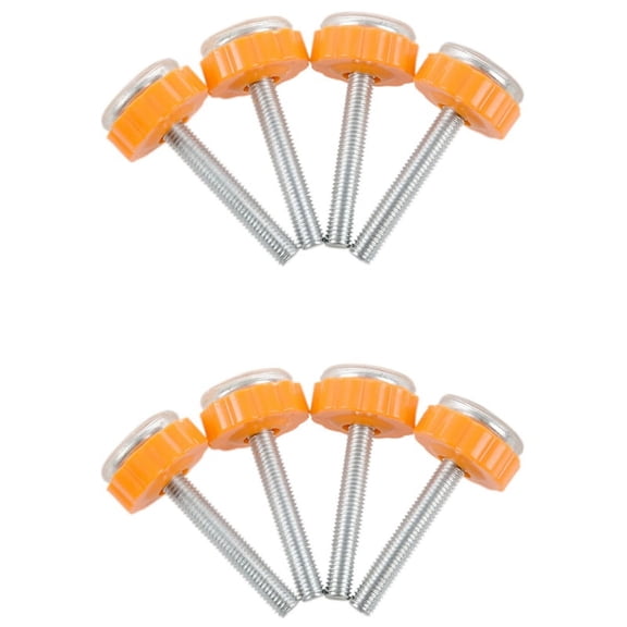 8Pcs Pressure Screw Threaded Spindle Rods Walk Thru Gates Accessory - M10 x 10MM