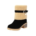 thumbnail image 1 of Bottes d'Hiver pour Femmes Cheville Décontractées Extérieur Intérieur, 1 of 7