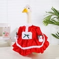 thumbnail image 6 of Dongrere Porch Goose Outfits for Christmas Garden Decor Red Outfit for Yard Goose Statue Goose Clothing for Holiday Gift, 6 of 7