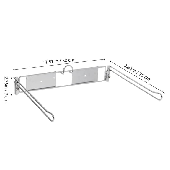 ELAYARD Wall-Mounted Plastic Bag Holder with Continuous Roll Dispenser for Convenient Grocery Storage