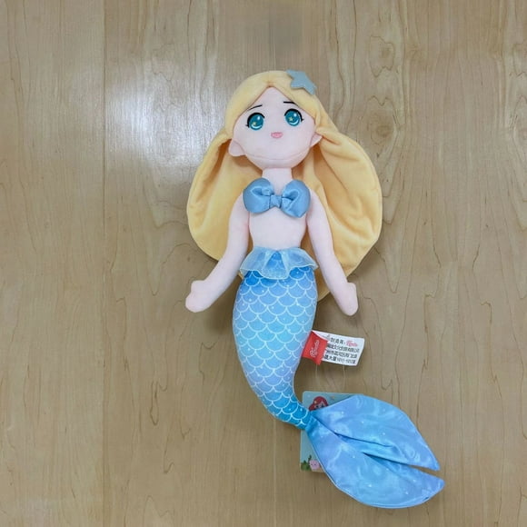 Kepelong Poupée en Peluche Mermaid Princess d'Aquarium, Oreiller Mignon pour Enfants, Poupée Fille, Meilleurs Cadeaux pour Enfants, Enfants, Adultes