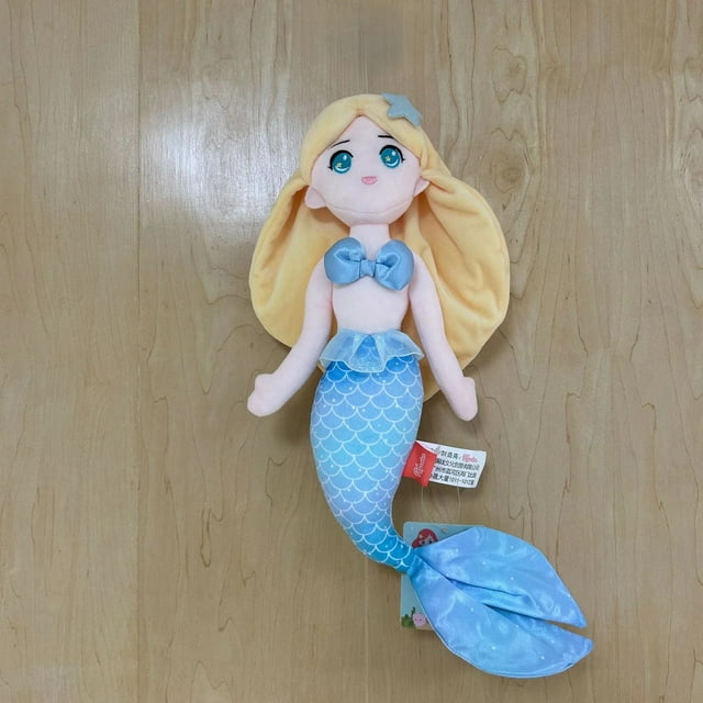 Muñeca de peluche princesa sirena de gran venta del acuario Kepelong, linda muñeca de almohada para niñas