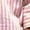 Pink, variant on Women'S Shirt Dress Casual Lapel 3/4 Sleeve Button-Down Collar Slit Tie Resort Maxi Dress Brown M