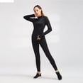 thumbnail image 7 of Women Autumn Zipper Long Sleeve Sports Fitness Yoga Training Quick-Drying Clothes T-Shirt Sweater Tops,S-2XL,Multicolor, 7 of 7