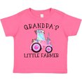 thumbnail image 3 of Inktastic Grandpa's Little Farmer- Pink Tractor and Flowers Boys or Girls Toddler T-Shirt, 3 of 5