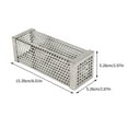 thumbnail image 2 of 6 Inch Stainless Steel Square Pellet Tube BBQ Smoker Tube Barbecue Tools, 2 of 9