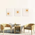 thumbnail image 3 of Boho Sun Wall Art Minimalist Boho Wall Decor Mid-Century Modern Wall Art Abstract Line Sun Horizon Nature Illustrations Orange Framed Wall Art for Living Room Bedroom Bathroom 12x16inch Set of 3, 3 of 6