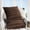 Brown, variant on Cheer Collection Set of 2 Faux Fur Throw Pillows 16" x 16" - Blue