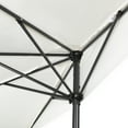 thumbnail image 2 of ABCCANOPY 11FT Patio Half Umbrella With Crank Handle, Light Beige, 2 of 7