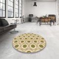 thumbnail image 3 of Ahgly Company Indoor Rectangle Patterned Golden Blonde Gold Area Rugs, 8' x 12', 3 of 6