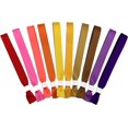 thumbnail image 1 of EcoNesxp 50 Pack Fabric Event Wristbands Adjustable Colorful Wristbands Bars for Exhibition Holiday Party Disposable Event Ribbon Wristbands, 1 of 5