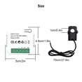 thumbnail image 4 of Eigraketly Medidor de energía inteligente, WiFi, medidor de energía con Sensor de abrazadera, control de aplicación Medidores de medidas dimensionales, 4 of 6
