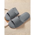 thumbnail image 3 of Gustave Foldable Travel Slippers Shower Shoes for Women Men, Lightweight Quick-Dry Non-Slip Pool House Slides Sandals for Indoor Outdoor Beach Bathroom - Gray, 3 of 7