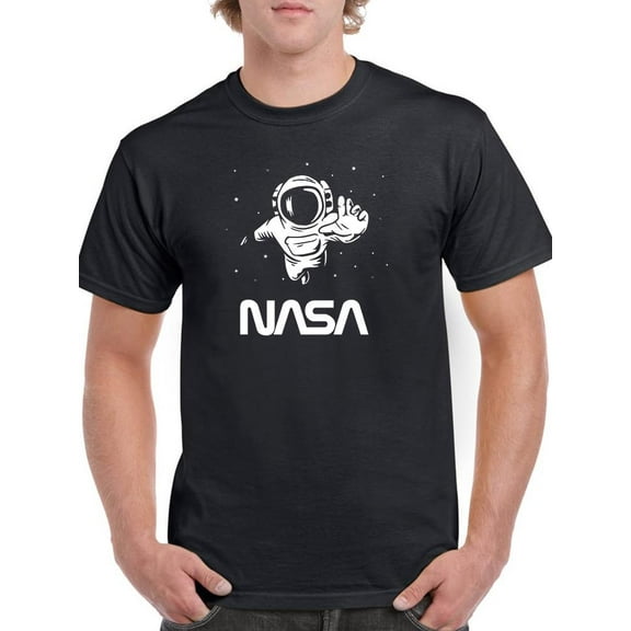 NASA Nasa Astronaut Reaching Camera T-Shirt Men -NASA Designs, Male 4X-Large