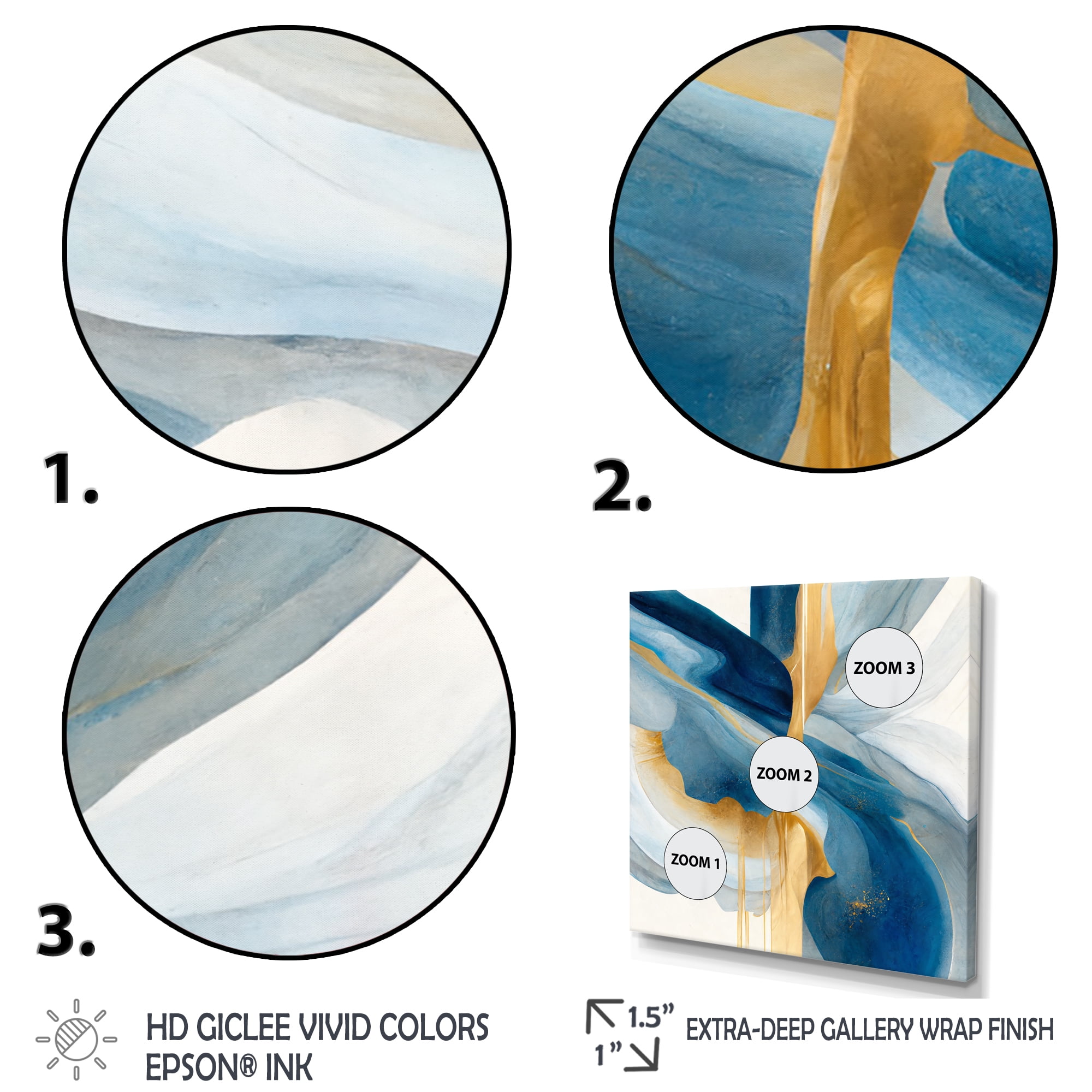 Designart Bold Expression Art I Canvas Wall Art
