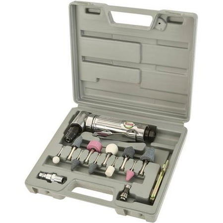 Pencil Type Die Grinder - Grizzly Industrial H8213 Angle Die Grinder 14 pc. Kit