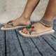 thumbnail image 5 of Sandalias planas con punta abierta y diamantes de imitación para mujer, sandalias cómodas, sandalias informales cómodas para la playa Wmkox8yii  hj789, 5 of 8
