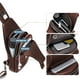 thumbnail image 5 of Bolso bandolera para hombres y mujeres, colorida mochila de hombro cruzada, mochila en el pecho con orificio para auriculares para caminatas, campamentos, viajes al aire libre, 11.8x5.9x2.6in, 5 of 5