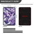 thumbnail image 3 of FUIALDOLG RV Entry Door Window Shade Sunshade Hook and Loop Fastener Camper Privacy Entrance Sun Blackout Fabric 17.3" x 26" (Purple Camo), 3 of 7