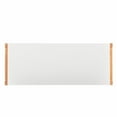 thumbnail image 6 of Linon Charles 2-Drawer Writing Desk - White/Natural, 6 of 11