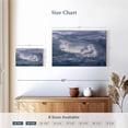 thumbnail image 4 of Elephant Stock Blue Cloudy Sky Wall Art - Horizontal Canvas Wall Art - Living Room Wall Decor - Nature Canvas - Blue And Gray Decor - 12" x 8", 4 of 8