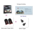 thumbnail image 5 of Sarafox Gatillos para Celular F6 con 4 Botones L1R1 L2 R2 + Dedales Gamer para Juegos de Disparos como PUBG, Free Fire, Fortnite y más, 5 of 5