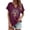 Purple, variant on Trendfront Womens Tree Of Life Tops Graphic Print V Neck Casual Short Sleeve Loose Fit Tee Trendy Fashion T Shirts Pullover Daily Wear