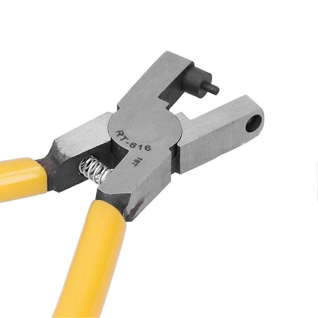 Punch Pliers Iron Punching Tool with Spring Tension Leather Crafts Making Hardware Tools