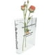 thumbnail image 1 of Clear Book Flower Vase Creative Transparent Vase Modern Decorative Vases, 1 of 5