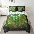 thumbnail image 2 of Erosebridal Video Game Bedding Sets Twin Size,Geometric Hexagon Comforter Sets with Sheets,Gradient Decor,Reversible,7pcs, 2 of 5