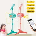 thumbnail image 2 of Bluetooth Microphone Karaoke Kids Microphone with Stand Instruments Musical Educational Toys Birthday Gift for Girl Boy B-without Bluetooth, 2 of 6