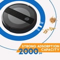 thumbnail image 3 of Robot Vacuum Cleaner, Super-Thin, Strong Suction,Quiet, Self-Charging Robotic Vacuum Cleaner, Cleans Hard Floors to Medium-Pile Carpets (2000Pa, Black), 3 of 7