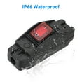 thumbnail image 7 of APPLAYERR Power Cord Switch for Outdoor Equipment Lights 14AWG 16AWG Cord 12V-220V PA66 Waterproof Dust-Resistant 2 Pack, 7 of 7