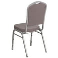 thumbnail image 6 of Flash Furniture Hercules Series Adult Size Crown Back Stacking Banquet Chairs, Gray Dot, 6 of 13