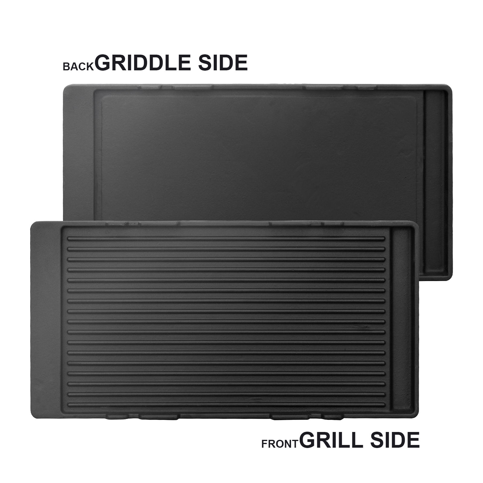 Akicon 48" Slide-in Freestanding Professional Style Gas Range with 6.7 Cu. Ft. Oven, 8 Burners, Convection Fan, Cast Iron Grates. Matte Black & Stainless Steel