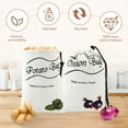 thumbnail image 7 of Potato Onion Storage Bag, Reusable Potato and Onion Storage Bag for Pantry, Vegetable Storage Bags with Drawstring Closure Washable Garlic Potatoes Onions Keeper Side Zipper, 7 of 7