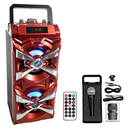 NYC Acoustics X-Tower Bluetooth Karaoke Machine System