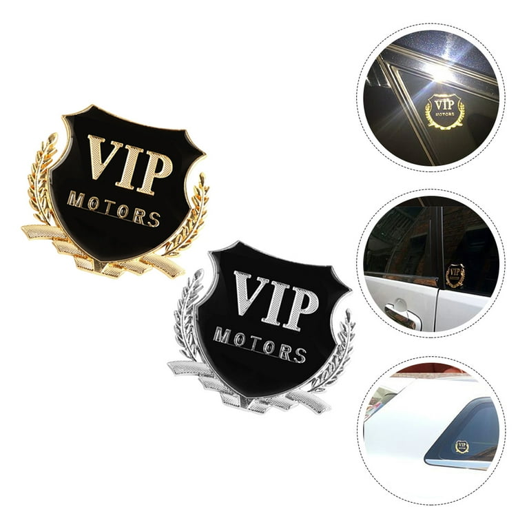 Auto Car 3D Emblem Premium Logo Badge Sticker Decals with Adhesive for –