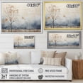 thumbnail image 4 of Designart "Tranquil Minimalism In Beige And Blue Countryside I" Countryside Floater Framed Wall Art Prints, 4 of 5