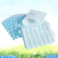 thumbnail image 4 of MasteelfCA 24pcs Candy Bags Striped Dot Wavy Shape Paper Bags Wedding Birthday Party Candy Container (3 Patterns Mixed, Blue), 4 of 7