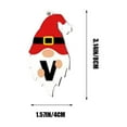 thumbnail image 3 of Christmas Acrylic Hanging Decorations - Set Of 26 Alphabet Letters With Santa Claus For Holiday Ornaments And DIY Crafts, 3 of 6